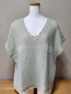 【購入前に連絡願います】【値下げ 専用不可】GU サマーニットベスト L