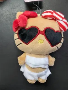 日焼けキティ マスコット ぬいぐるみ アベイル コギャル 水着 サングラス