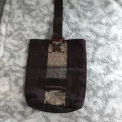 ダークブラウン トートバッグ