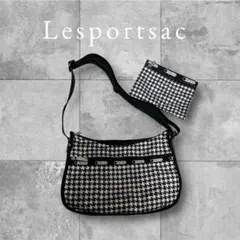 【美品】LeSportsac 千鳥柄ショルダーバッグ