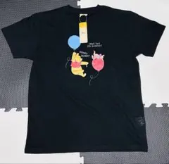 くまのプーさん　Tシャツ　ブラック　Mサイズ　新品　匿名配送　プーさん