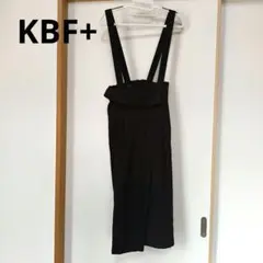 KBF+ スカート　ジャンパースカート　2way ブラックのサムネイル