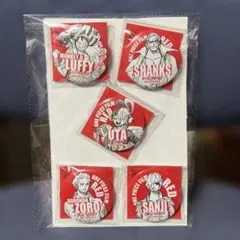 ワンピースフィルムレッド　缶バッチセット