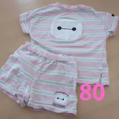 futafuta ベイマックス Tシャツ&ショートパンツセット 80