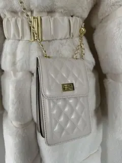 ショルダーバッグ レディース レザー スマホポーチ 斜めがけ