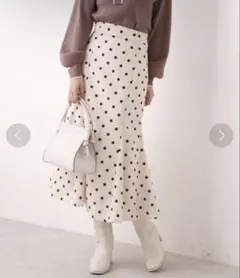 NICE CLAUP バックレースアップマーメイドスカート
