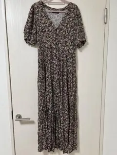 【セール中】CocoDeal フラワープリント マキシワンピース