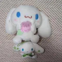 シナモロール　ぬいぐるみ　ストラップ　2種　サンリオ