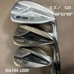 ミズノ S23ウェッジ3本セット48°52°60° DG105s200のサムネイル