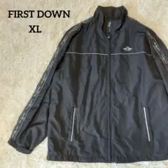 ファーストダウン ナイロンジャケット ジャージ メンズ 2L XL ブラック