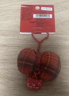 ハローキティ チェック柄 キーホルダー