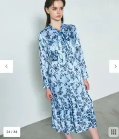 グレースコンチネンタル ダイアグラム ビッグボタニカルシャツ