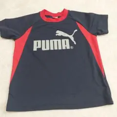 PUMA Tシャツ 130 ネイビー/レッド