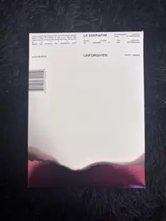 LE SSERAFIM UNFORGIVEN 1st Studio Album