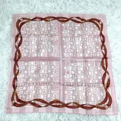 美品✨セリーヌ　スカーフ　ハンカチーフ　ハンカチ 大判 シルク 50×50