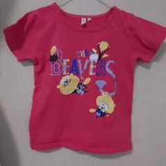 LAGOM THE BEAVERS Tシャツ 110サイズ ピンクのサムネイル