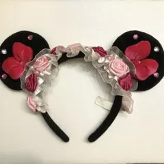 あ*す様 ディズニー ミニー カチューシャ パルパルーザ　フリル 廃盤