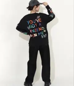 BABYDOLL ロンT トイストーリー　ディズニー　長袖　黒　XL