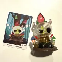 POPMART labubu Almost Hidden tree house