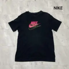 ナイキ Tシャツ 半袖 ビッグプリントロゴ スポーツ アメカジ ブラック