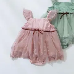 アプレレクール　ピンクチュールドレス 70cm
