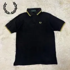 【美品】フレッドペリー ポロシャツ ブラック × ゴールド 38 イングランド製 フレッドペリー ポロシャツ ブラック ゴールド 英国製38 サイズ - メルカリ