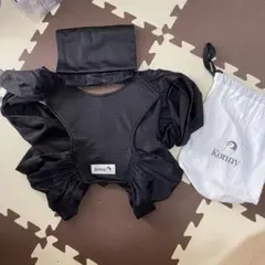 美品⭐︎konny抱っこひもサマーMサイズ　ブラック※緊急値下げ中