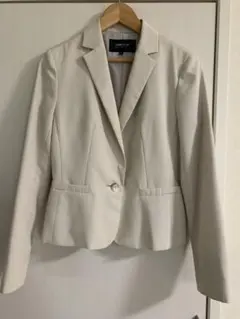 COMME CA ISM アイボリーレディースジャケット サイズ7