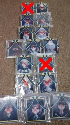 ダンガンロンパ 遺影アクリルバッジ