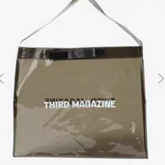 THIRD MAGAZINE ロゴ クリアバッグ - メルカリ