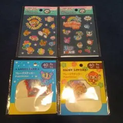 Angel Blue & Daisy Lovers フレークステッカーセット