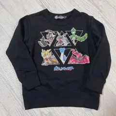 ポケットモンスター ブラック トレーナー 110サイズ