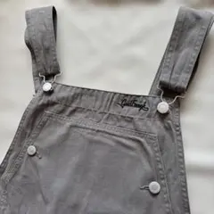 グッドイナフ　オーバーオール グレー　Lサイズ　GOOD ENOUGH