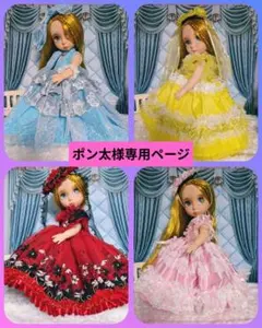 アニメータードール　ドレス　4点セット　ポン太様専用ページ