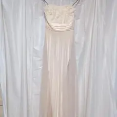 HOLIDAY LADY ストラップレスドレス ベージュ