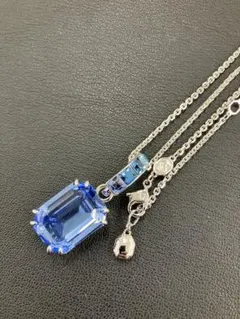 SWAROVSKI スワロフスキー ブルー クリスタル ネックレス