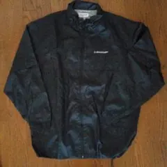 送料無料　DUNLOP ネイビー　ナイロンジャケット身幅６３cm着丈７３cm