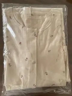 ベルメゾン　長袖マタニティパジャマ　L〜LL ベージュ　花柄　新品未使用