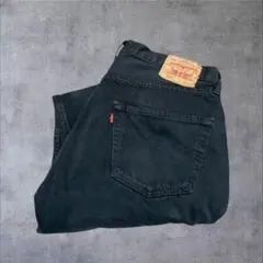 00sリーバイス501ブラックデニム鬼フェードダメージぼろw38×L36