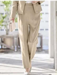 【マタニティ/臨月までOK】ストレッチストレートパンツ※ネット完売品