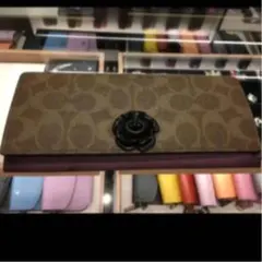 【日本未発売色】coach コーチ　長財布、新品プレゼント　卒業　入学　就職