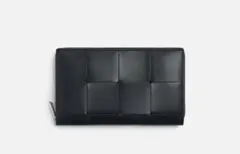 Bottega Veneta イントレチャートロングウォレット　黒