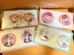 にじさんじ　EN 缶バッジセット フィナーナ ロゼミ　ポム セレン 龍月