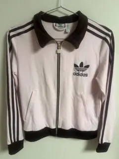 adidas ピンク ブラウン ジャージ