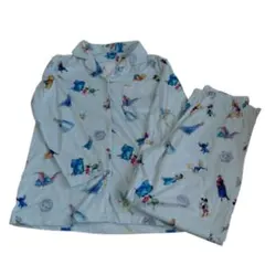 タグ付き☆ディズニーキャラクターのベロアパジャマ(M)