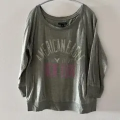 American Eagle Outfitters グレー Tシャツ M
