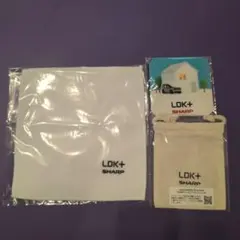 モビリティショー2025 SHARP LDK+ ハンドタオル　コースター ポーチ