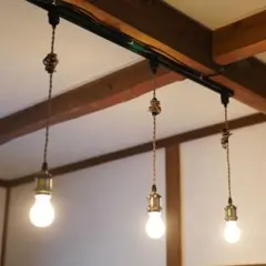 ペンダントライト　ダクトレール用　3個　照明