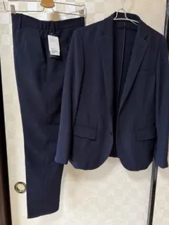 新品✨ユナイテッドアローズ　洗える　現行　セットアップ　紺　春夏　M