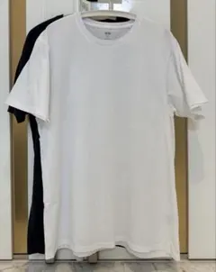 ユニクロ スーピマ コットン クルーネック Tシャツ XXLサイズ　白、ネイビー